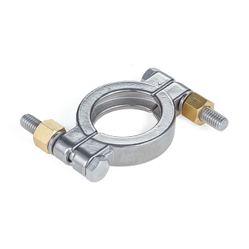 Хомут CLAMP двухболтовый усиленный DN100 нерж.304, DIN TL100CLCR TITAN LOCK