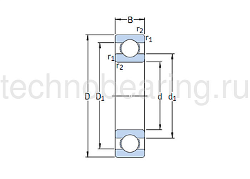 Подшипник W618/4 SKF