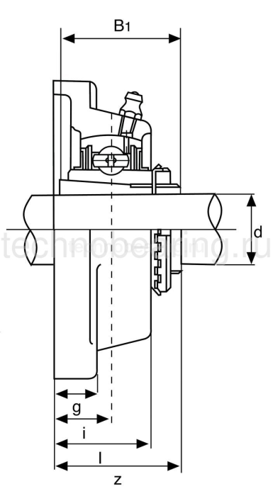 Подшипниковый узел UKF210 ISB
