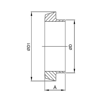 Конический штуцер под приварку DIN 11851, DN20, нерж. сталь 316, TL20CONWSS TITAN LOCK