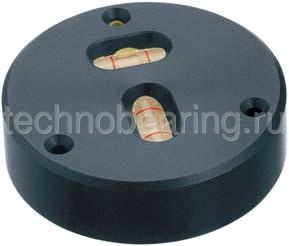 Круглый навесной спиртовой уровень 2 - 5 мм/м, d40 мм 05331500 Tesa