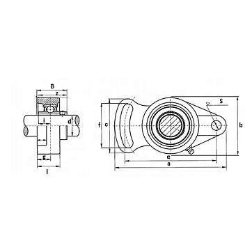 Подшипниковый узел UCFA206 TECHNIX