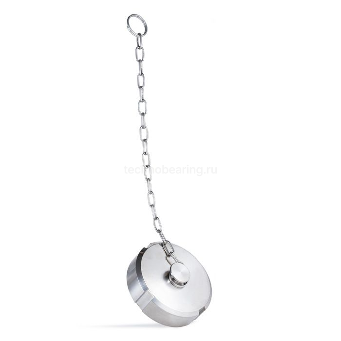 Молочная гайка глухая с цепочкой DIN 11851 DN100 нерж. 304 TL100NBCHS TITAN LOCK — детальное фото 2