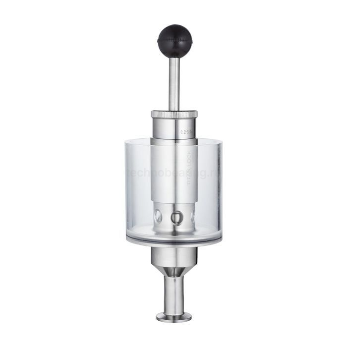 Шпунт-аппарат прямой, до 2,2 бар, под Clamp DN32 нерж. 304 TL32TGMS-CL TITAN LOCK