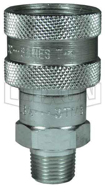 3/8in БРС серия T, розетка, резьба NPT 3TM3 DIXON