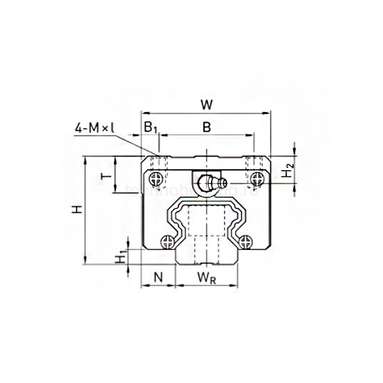 Каретка HCH20CAZAH (HGH20CAZAH) TECHNIX