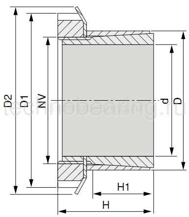 Зажимная втулка KLFF015 (PHF FX90-15x25) Sati