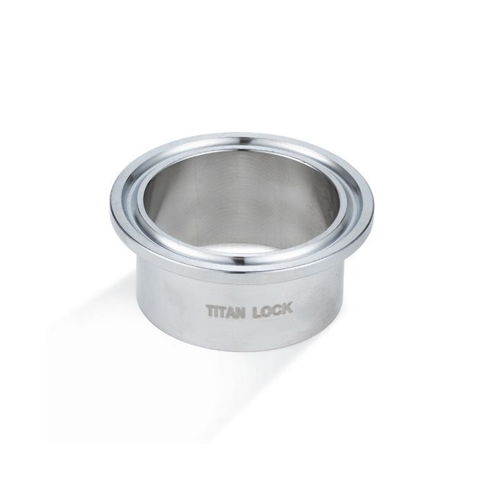 Штуцер CLAMP под приварку DN15 нерж. 316, DIN TL15CLW TITAN LOCK
