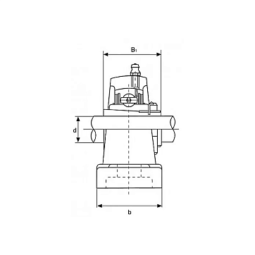 Подшипниковый узел UKP218+H2318 FKD