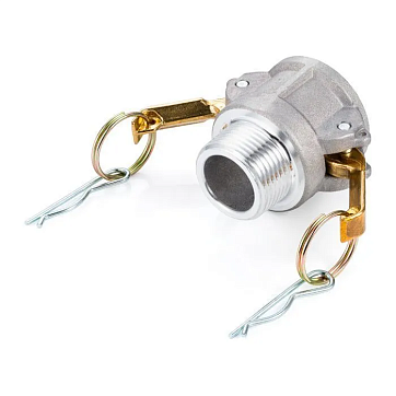 Камлок алюминиевый тип B розетка, наруж. резьба NPT 1/2", TL50BALN TITAN LOCK