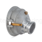 Переходник гравитационный для API адаптера, 4in, с камлоком 3in алюминий и клапаном TL400GAV300AL TITAN LOCK