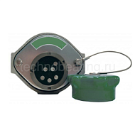 Розетка c квадратным корпусом термисторная, 10-ти контактная и 4 J-слота, с пневмопереключением FT304BVI DIXON