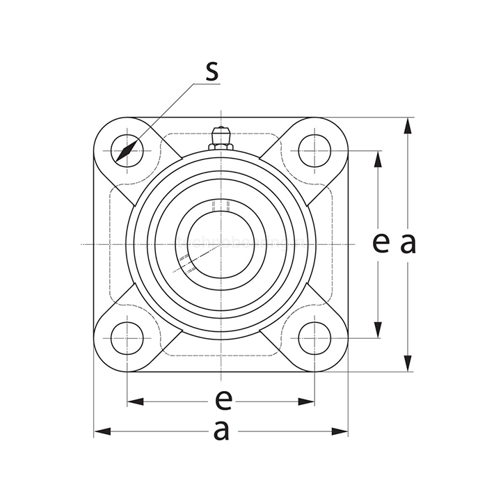 Подшипниковый узел UKF210 TECHNIX