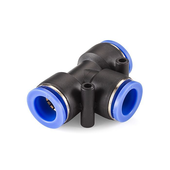 Фитинг цанговый Т-образный, 6 мм, пластик, тип PUT, TLP-PUT6 TITAN LOCK