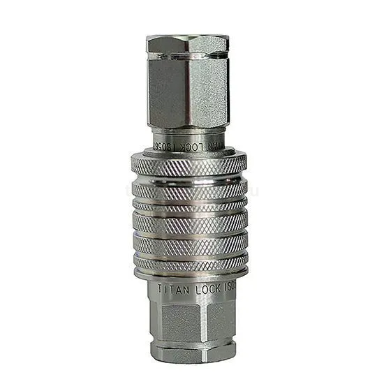 БРС серия M, ISO 5675, ниппель с метрической внутр. резьбой, оцинк. сталь, 1/2 in TL4M-PF/18X1.5 TITAN LOCK