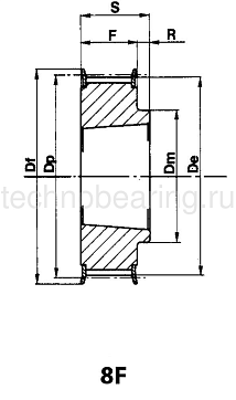 Шкив зубчатый с профилем HTD под втулку тапербуш 64-5M-15 TB (PHP 64-5M-15TB) Sati
