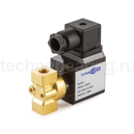 Соленоидный клапан нормально-закрытый, пилотный, 220В, PN75, Латунь/PTFE, DN15, TLSCP15/75PT1B TITAN LOCK