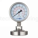 Манометр нержавеющий с мембранным разд.,10/0,2 Бар, гайка DN50, корп. 63мм, TLSPG50/63MN TITAN LOCK