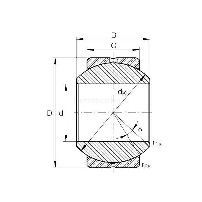 Подшипник GE25-PB ELGES — детальное фото 1
