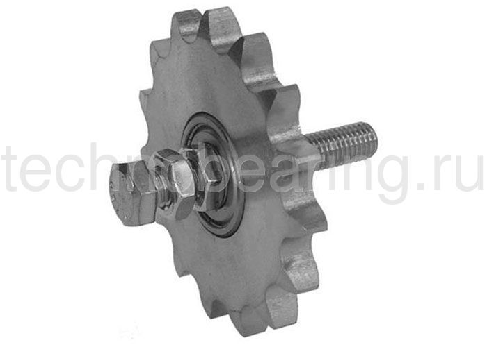 Звездочка натяжителя для однорядной цепи ZK 40-4S, 3/4"x7/16", Z=15, M12 RE011701 Sati — детальное фото 0