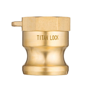 Камлок латунный тип A ниппель, внутр. резьба BSP 1 1/4", TL125ABR TITAN LOCK — сопутствующий товар