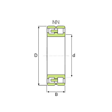 Подшипник NN3040KC1SP-W33 ISB