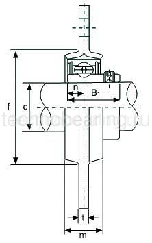 Подшипниковый узел BPFL5-SBSS ISB