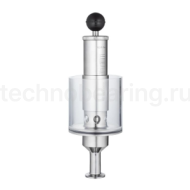 Шпунт-аппарат прямой, до 2,2 бар, под Clamp DN20 нерж. 304 TL20TGMS-CL TITAN LOCK