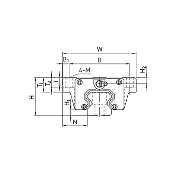 Каретка HGW30CCZAHZZ (HCW30CCZAHZZ) TECHNIX