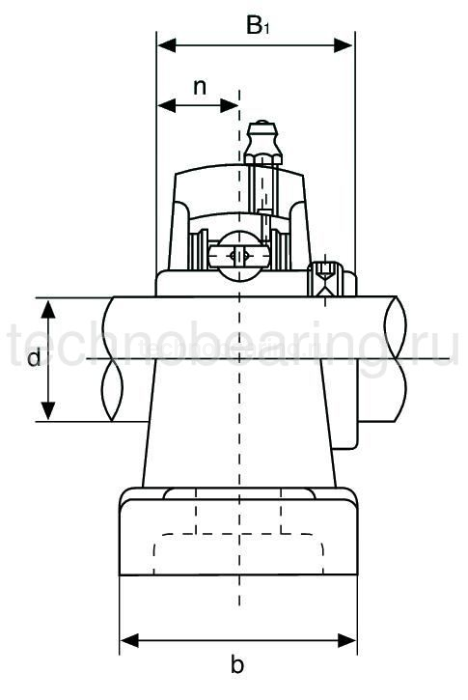 Подшипниковый узел UCPX18 ISB