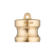 Камлок латунный тип DР, заглушка для розетки 1/2", TL50DPBR TITAN LOCK