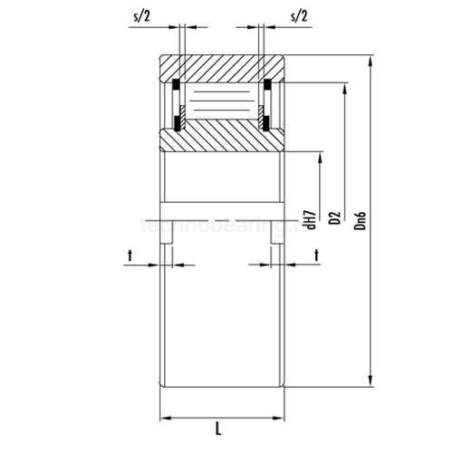 Обгонная муфта USNU40 (ASNU40) ISKRA