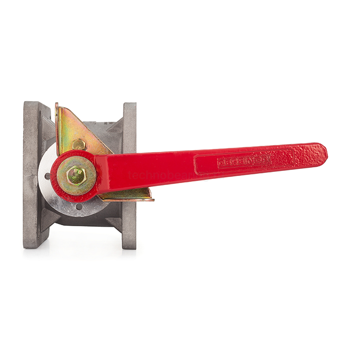 Кран шаровый для бензовоза, квадратный фланец, алюм., DN100, TL400BVSF-AL TITAN LOCK — детальное фото 6