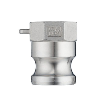 Камлок нержавеющий тип A ниппель, внутр. резьба BSP 2 1/2", AISI316, TL250ASS316 TITAN LOCK