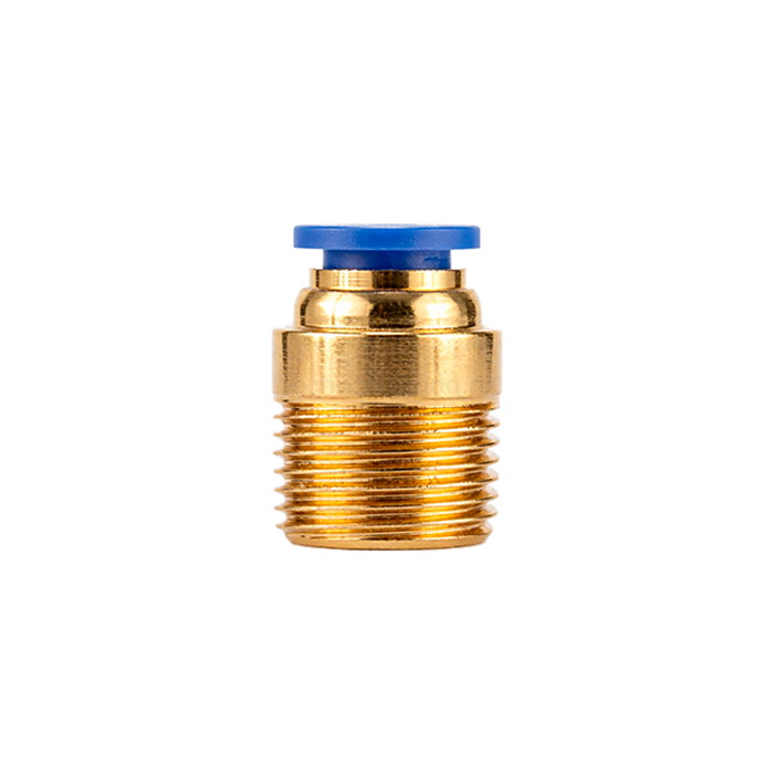 Фитинг цанговый прямой, 12 мм, наруж. резьба 1/2", латунь, тип POC, TLP-POC12-04BR TITAN LOCK — детальное фото 2