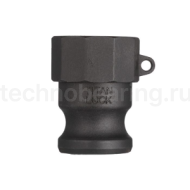 Камлок полипропиленовый тип А ниппель, внутр. резьба BSP 3/4", TL75APP TITAN LOCK