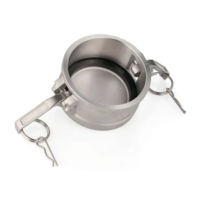 Камлок нержавеющий тип DC серия "EcoLine" заглушка для ниппеля 4", AISI304, TL400DCSS-EL TITAN LOCK