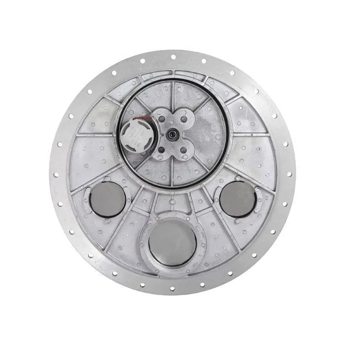 Крышка с люком для автоцистерны, c отверстием под датчик и клапан, алюминий, 500мм, TL500MC-AT TITAN LOCK