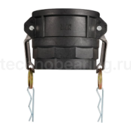 Камлок полипропиленовый тип D розетка, внутр. резьба BSP 3", TL300DPP TITAN LOCK