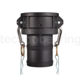 Камлок полипропиленовый тип С, розетка с хвостовиком 4", TL400CPP TITAN LOCK