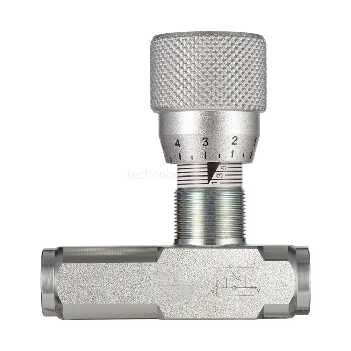 Гидравлический дроссель однонаправленный, 1/4", BP/BP, сталь, TL1WHT1/4FF TITAN LOCK