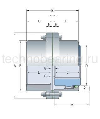 Полумуфта под расточку PHE 35GCRSB SKF