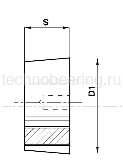 Втулка тапербуш 1108-25 мм Sati