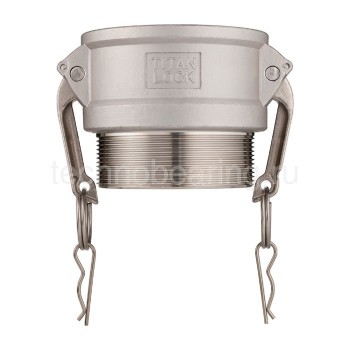 Камлок нержавеющий тип B розетка, наруж. резьба BSP 3", AISI316, TL300BSS316 TITAN LOCK — изображение товара №1