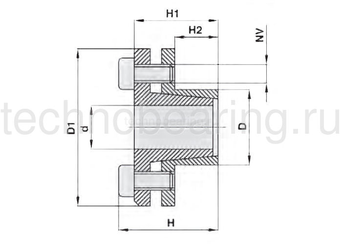 Зажимная втулка KLTX008 Sati