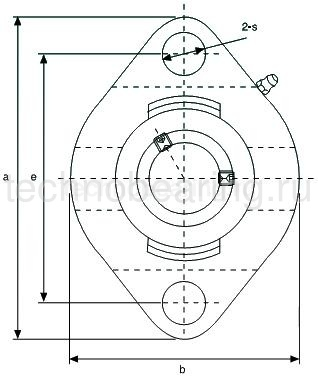 Подшипниковый узел SBFD205 ISB