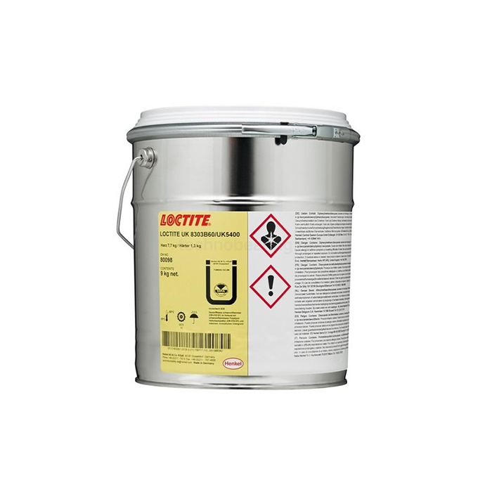 Клей 2-компонентный пастообразный, A+B, 9 кг, UK 8303B60/UK5400 Loctite