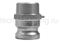 1,25in Соединение типа F ниппель, наружная. резьба NPT (нерж.) 125FSSN DIXON