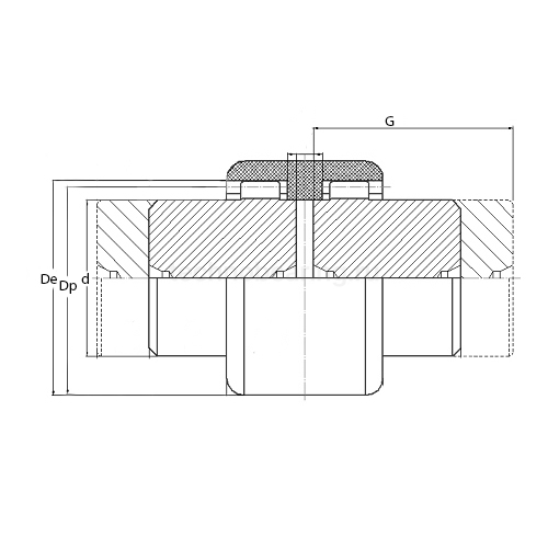 Полумуфта зубчатая с длинной ступицей SG0L032 ISKRA — детальное фото 1