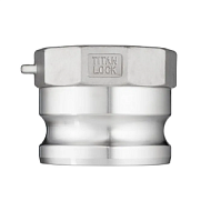 Камлок нержавеющий тип A ниппель, внутр. резьба BSP 6", AISI304, TL600ASS TITAN LOCK